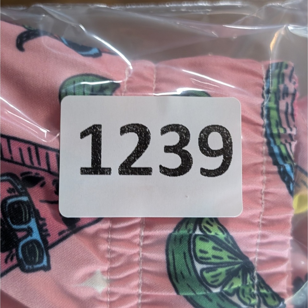 Boardies Medium Mens Swim Trunks Shorts Fruit Cocktail Tropical Pink 32/36 - Picture 7 of 7